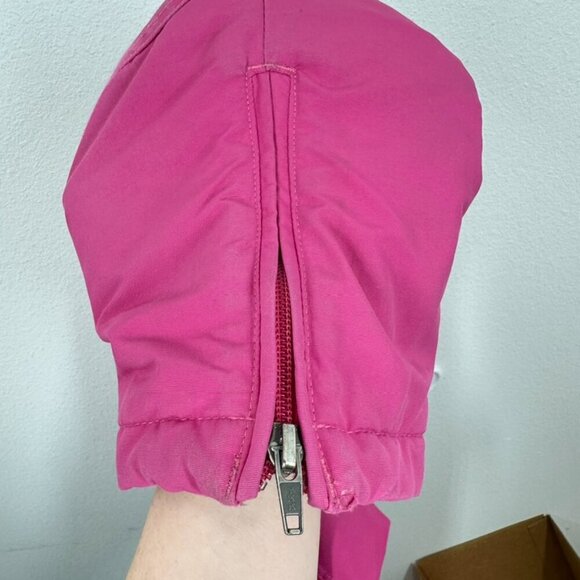 L.L. Bean Girls Size 4T Pink Snow Bibs Snowpants Winter Outdoors Grow Cuffs - Picture 6 of 6